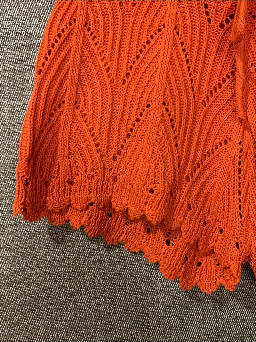 Crochet Knit Shorts with Drawstring - Picture 2 of 6